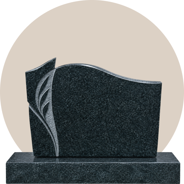 olive green headstone